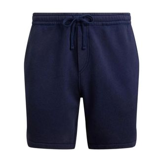 Polo Ralph Lauren Korte Broeken, Heren, Blauw, S, Katoen, Loopback Knit Shorts