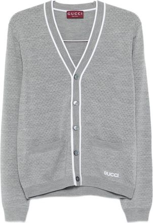 Gucci Wool V Necked Cardigan