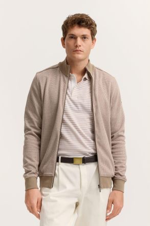 Bugatti Herren Sweatjack in jacquarddesign Modern Fit