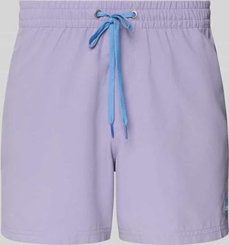 Quiksilver Regular Fit Badehose mit Logo-Patch Modell Everyday in Flieder, Gr&ouml;&szlig;e XXL