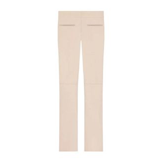 Courr&egrave;ges Pantaloni a vita alta effetto scultoreo - - Trousers - Donna - Beige - S