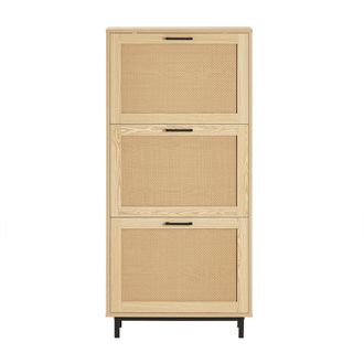SoBuy Organizador Para Zapatos Estrecho Con 3 Solapas Zapatero De Entrada 60 X 24 X 127 Cm Madera Fsr155-n Sobuy Es