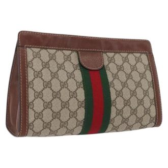 Gucci Pre-owned Clutches, female, Beige, Size: ONE SIZE Pre-owned Vintage Clutch