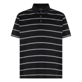 Paul & Shark Cotton polo - male - Paul & Shark - Polo Shirts - Black - 3XL - Tops