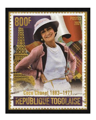 Fairchild Paris Vintage Coco Chanel - Stamp Collection Wall Art