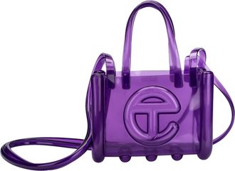 Melissa Womens Purple Small Jelly Shopper II x Telfar - One Size