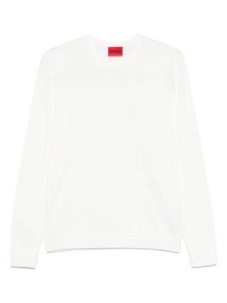 HUGO BOSS fine-knit jumper - men - Viscose/Polyester - S - White