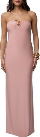 JLUXLABEL Drift Serenity Maxi Dress in Dusty Rose at Nordstrom, Size Medium