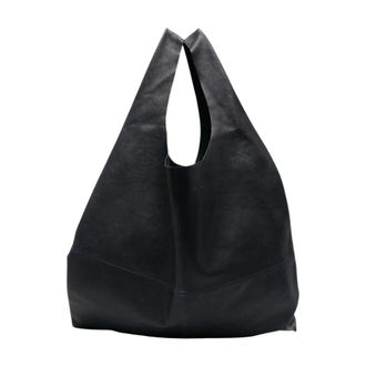 Cortana U XL Leather Tote - Bags - Mujer - Azul - ONE SIZE
