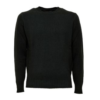 FILIPPO DE LAURENTIIS Wool Cashmere Ribbed Crewneck Sweater