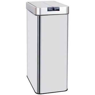 Kitchen Move Kitchen Move - Basurero Autom&aacute;tico Silverlake De 70l - Acero Inoxidable Con Ribete