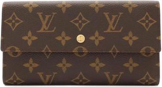 Louis Vuitton Pre-owned Long Wallet (Tri-fold) - Dames - Vintage Accessoires - Bruin - ONE Size - Vintage