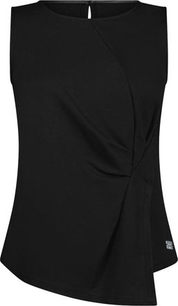 19V69 Womens Blouse Black DELMA Viscose - Size Small