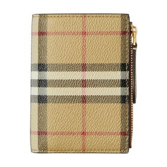 Burberry Wallets & Cardholders, female, Beige, Size: ONE SIZE Stylish Grey Wallet with Card Slots