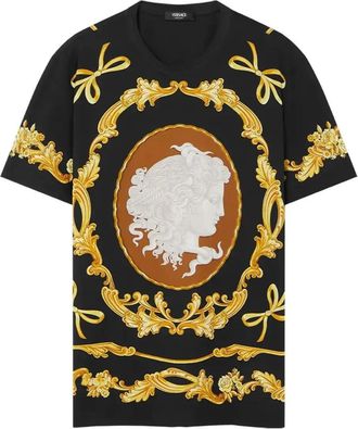 Versace Cameo T-Shirt - Mens - Cotton