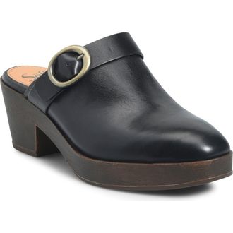 S&ouml;fft Giovanna Mule in Black at Nordstrom, Size 6.5