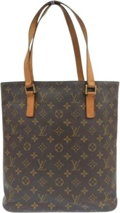 Louis Vuitton Pre-owned Vintage Tote Bag - Dames - Vintage Shopper - Bruin - ONE Size - Leer - Vintage