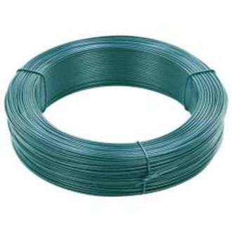 vidaXL Alambre De Atar Vallas Acero Verde Ennegrecido 250 M 2,3/3,8 Mm Vidaxl