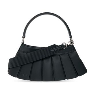 Lacoste Borsa in Pelle Lenglen - - Bags - Donna - Verde - ONE SIZE