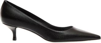 Stuart Weitzman 50 Pump - Dames - Pumps - Zwart - 37 1/2 EU - Leer - Schoenen
