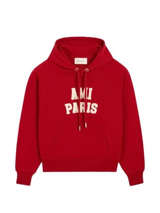 Ami Katoenen hoodie met Ami Paris-logo