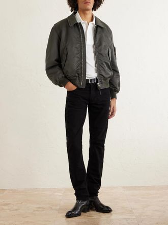 Tom Ford Padded Satin Bomber Jacket