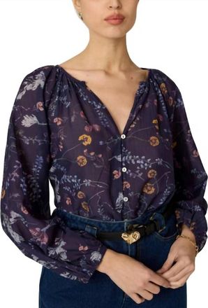 Cleobella Catherine Floral Blouse In Viviana