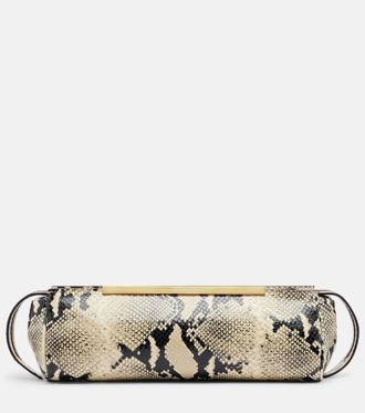 Khaite Donna leather clutch