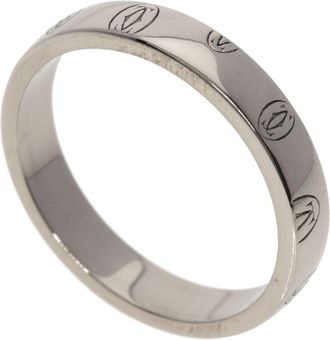 Cartier White Gold White Gold (18K) Band Ring (Pre-Owned)