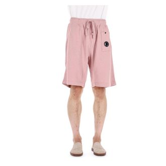 C.P. Company Casual Shorts, male, Pink, Size: L Pink Bermuda Shorts Urban Style