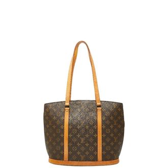 Louis Vuitton Brown Pvc Leather Tote Bag (Pre-Owned)