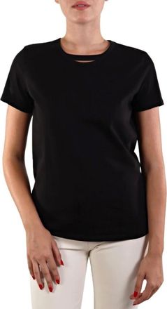 Elisabetta Franchi Tops > T-Shirts - female - Elisabetta Franchi - T-Shirts - Black - 2XL - Tops