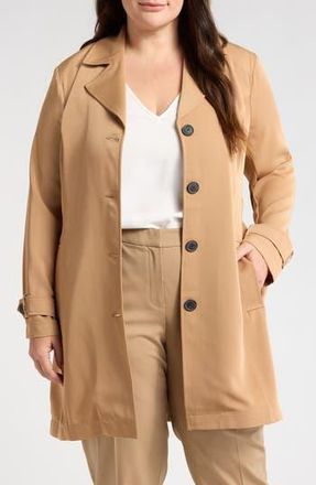 Bagatelle Belted Coat in Camel at Nordstrom Rack, Size 1X