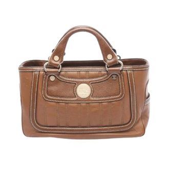 Celine Pre-owned Handbags, female, Brown, Size: ONE SIZE Pre-owned Boogie Bag Leather Handbag