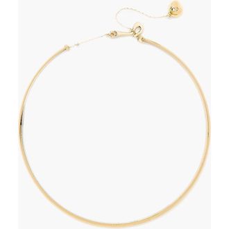 Yoj Minos Choker Bar Collar Necklace in Gold at Nordstrom