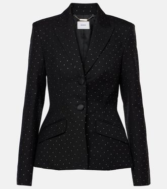Erdem Blazer in cotone e lana a pois