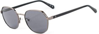 Guess Gray Metal Mens Sunglasses