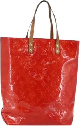 Louis Vuitton Pre-owned Vintage Tote Bag - Dames - Vintage Shopper - Rood - ONE Size - Leer - Vintage
