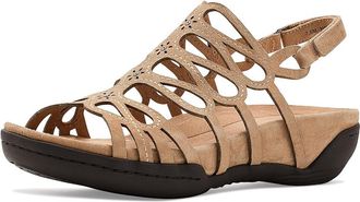 Jambu Miriam Womens Sandals Apricot : 6.5 M, Leather