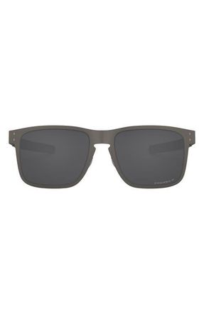 Oakley Holbrook 55mm Prizm Polarized Square Sunglasses in Matte Gunmetal/Prizm Black at Nordstrom