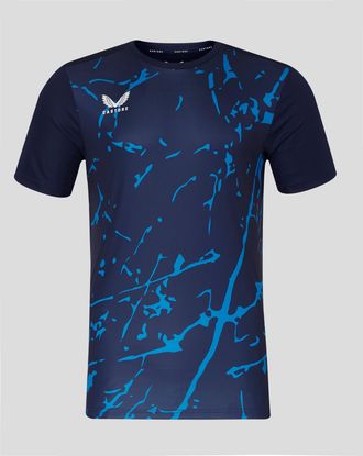 Castore Mens Marble Performance Tee - Peacoat