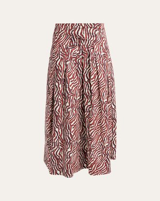 Proenza Schouler Nessa Maxi Skirt in Poplin