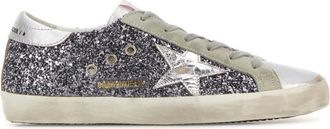 Golden Goose Grey Lace Up Sneakers
