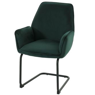 Hhg Hhg - Nunca Usado] Silla Basculante 410, Silla De Comedor Silla De Cocina, Tela/textil Oeko-tex Mvg, Verde
