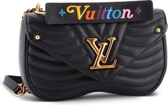 Louis Vuitton New Wave Chain Bag Quilted Leather MM crossbody bag - Zwart