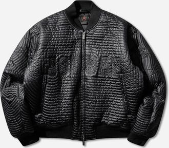 Nike Jordan Men s Flight Nylon Varsity Jacket Black