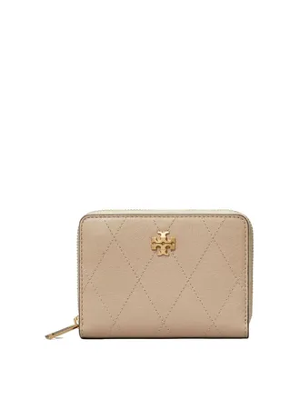 Tory Burch Charlie Quilted Small Zip Around Wallet