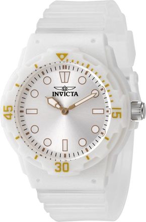 Invicta Celestial 49204 Dames Horloge - Quartz Uurwerk - Plastic met zilveren Wijzerplaat - 35mm