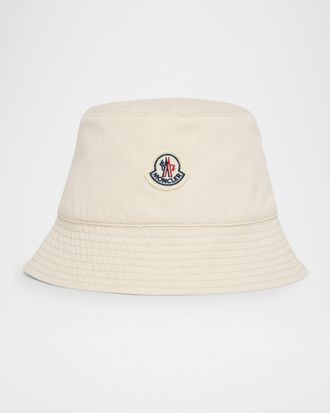Moncler Men & apos;s Logo Patch Bucket Hat