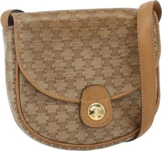 Celine Pre-owned Cross Body Bags, female, Beige, Size: ONE SIZE Pre-owned Cross Body Bag